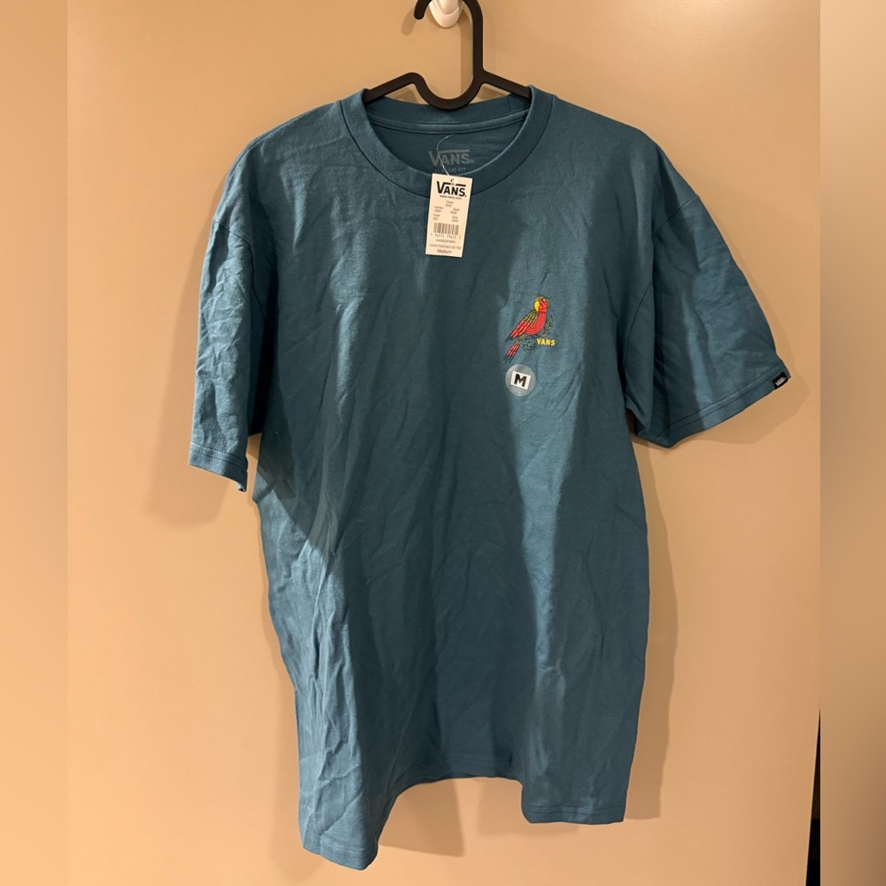 Vans Off the Wall Cyan Graphic T Shirt Medium